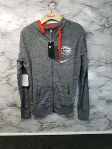 NIKE Hoodie Sweatshirt mit durchgehendem Reißverschluss OREGON STATE BEAVERS Damen Small 70 $ #U #W - Bild 1 von 6