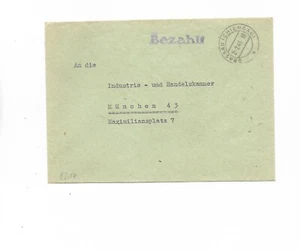 Gebühr bezahlt / GRASSAU (CHIEMGAU) 21.2.46 auf Geschäfts-Brief  - Bild 1 von 2