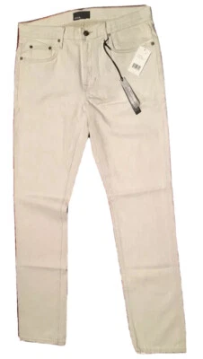 Pantalones de mezclilla Vince para hombre naturales tiro bajo calce ajustado 34Wx34L estilo DM1992114 NUEVOS CON ETIQUETAS Foto 1 de 4