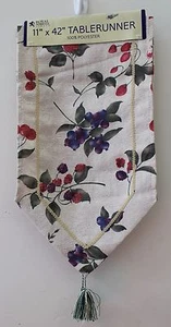 Royal Norfolk Linens 42" Fruit Tablerunner Neu L#1070 - Bild 1 von 5