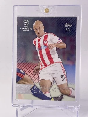 ESTEBAN CAMBIASSO /5 2015 TOPPS UEFA SOCCER BLACK Argentina  - Image 1 of 3