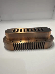 Lámpara de Escritorio De Colección Robert Sonneman Banqueros Posmoderna Años 80 Cobre-Pieza de Repuesto Superior - Imagen 1 de 7