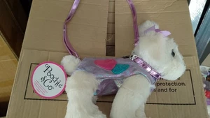 RARE Poochie & Co- Girls Puppy Handbag/Plush Toy - Brand New - Picture 1 of 12