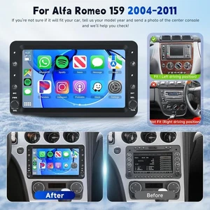 Autoradio 2G+64G Android 15 per Alfa Romeo 159 2004-2011, 7 Pollici GPS Wi-Fi BT - Foto 1 di 7