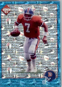 Collector's Edge Prism 1993 John Elway Salón de la fama Denver Broncos - Imagen 1 de 2