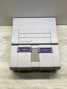 Super Nintendo SNES (SNS-001) Console Only - Tested & Working! New Power Plug! - Picture 1 of 8