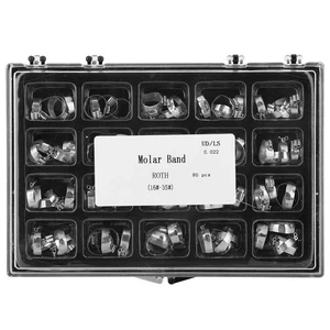80Pcs Dental Orthodontic Tube Molar Band Set Teeth Accessories16 To 35 ZC - Picture 1 of 8