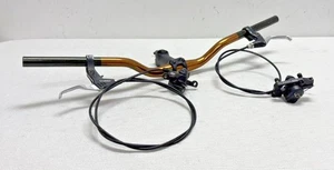 Aluminum 670mm Riser Bar Tektro IO Mechanical Disc Brakes Jamis 85mm Stem - Picture 1 of 13