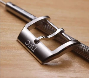 IWC 18mm Edelstahl Dornschließe Schließe Ersatz | Pilot | Premium Qualität - Bild 1 von 8