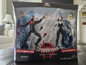 Marvel Legends Spider-Man Into The Spiderverse paquete de 2 millas Morales/Spider-Gwen - Imagen 1 de 12