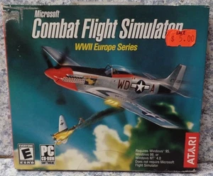 Video Game PC Microsoft Combat Flight Simulator WWII Europe Series #1 Jewel - Picture 1 of 10