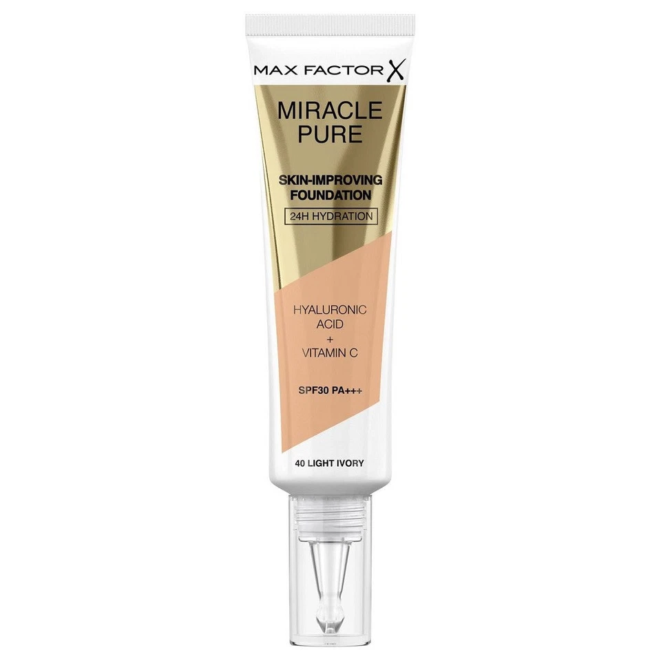 3616302638697 Max Factor Miracle Pure SPF30 PA+++ podkład poprawiający kondycję  - Bild 1 von 1