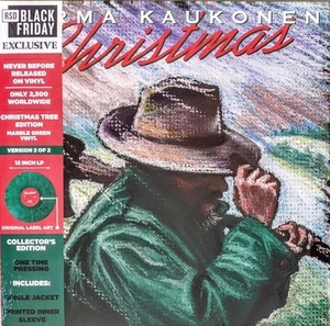Jorma Kaukonen Hot Tuna Christmas Limited Reissue Green Marble Color Analog Reco - Picture 1 of 2