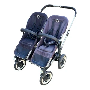 Bugaboo Donkey Duo Twin Pushchair BLACK Used - Picture 1 of 7