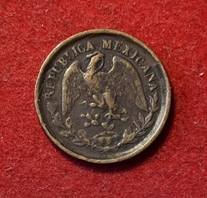 Mexico Centavo 1900 M Copper Coin KM#394.1 T6734 - Picture 1 of 2
