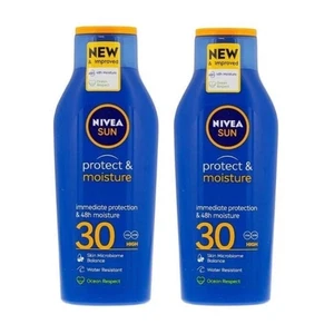 Nivea Sun Protect & Moisture SPF 30 Sun Lotion - 200ml 2 x units free postage  - Picture 1 of 1