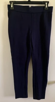 Navy J Crew Pixie Pants Size Small Women’s Blue Stretch - Image 1 of 4