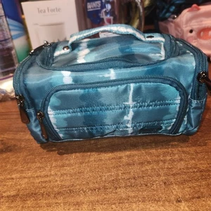 NEU mit Etikett Lug Mini Trolley Kosmetiktasche grün Batik - Bild 1 von 8