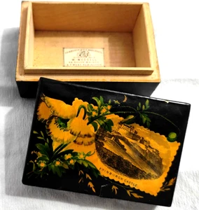 Alte kleine Schatulle, Edinburgh Castle, "EDINBURGH BIBLE STORAGE 3''x2''x1,5'' - Bild 1 von 7