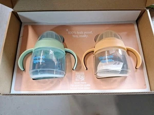 Twin Pack Tommee Tippee Baby Tansition Spout Bottles 4mths+ - Picture 1 of 3