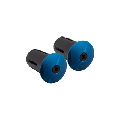 Origin8 Alloy Locking Bar End Plugs (Anodized Blue) - Image 1 of 2