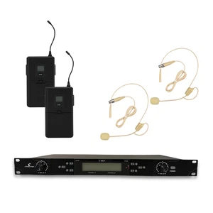 Sistema de micrófono inalámbrico Intimidation Sonic Duo UHF doble auricular CH38 - Imagen 1 de 4