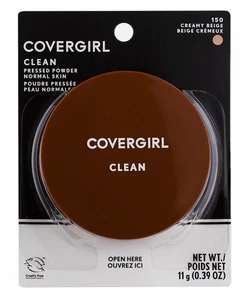 COVERGIRL CLEAN PRESSED POWDER 150 CREAMY BEIGE ORIGINAL TALC - Picture 1 of 4