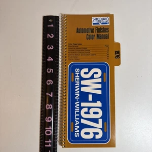 1976 SHERWIN WILLIAMS AUTOMOTIVE FINISHES COLORS MANUAL PAINT CHIPS - Picture 1 of 5
