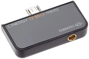 TerraTec 195447 Micro USB DVB-T2 TV Empfänger Receiver schwarz Wie Neu - Bild 1 von 2