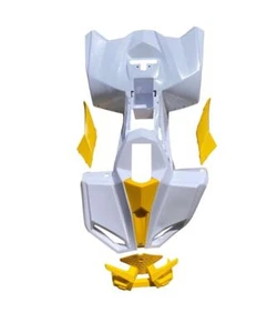 Verkleidung Plastik Set ATV Kinderquad HMP 72 110ccm weiss gelb Blitzversand! - Bild 1 von 2