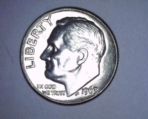 1963-D Roosevelt Dime Uncirculated RPM - Picture 1 of 3