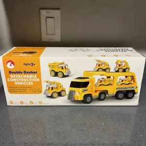Double-Decker Detachable Construction Vehicles Truck Toys KIDS BRAND NEW! - Picture 1 of 8