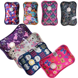 Rechargeable Electric Hot Water Bottle Bed Hand Warmer Massaging Heater Bag Cozy - Picture 1 of 10