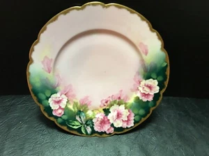 VINTAGE ELITE WORKS, LIMOGES FRANCE, 9.5” SERVING PLATE - Picture 1 of 6