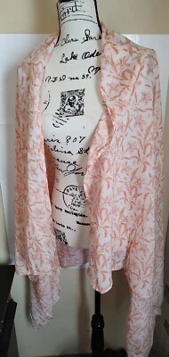 Mantón bufanda floral melocotón Gap Foto 1 de 3