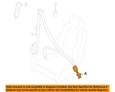 Оригинальные протеиновые удерживающие системы MAZDA 01-03 передние ремни безопасности пряжка B25D57620C66 - Изображение 1 из 2