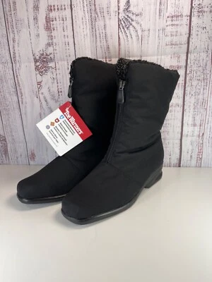 BOTAS DE INVIERNO IMPERMEABLES NEGRAS MICHELLE PARA MUJER TALLA 10 EE. UU. PRECIO DE VENTA SUGERIDO POR EL FABRICANTE 130 USD Foto 1 de 4