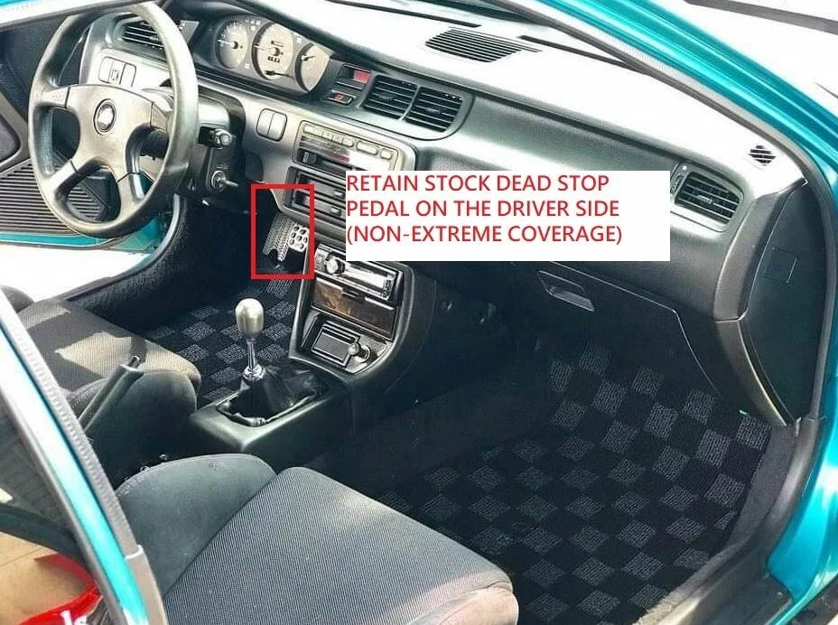 Alfombrillas P2M Bandera a Cuadros Carrera Estándar para Honda Civic EG6 Escotilla Nuevas Foto 1 de 4