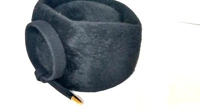 Vintage Mr Phil New York Splendicue Black  Colored Hat made in Italy - Image 1 of 4