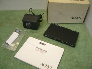 Acsys MicroStack 8 Port Hub w/10Base-FL Part# 98587-1  - New Retail Boxed - Picture 1 of 5
