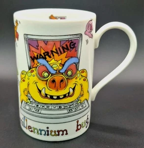 Dunoon - Cherry Denman Design - Millenium Bug - Tazza in gres - Foto 1 di 3
