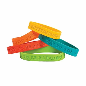 Award Sayings Rubber Bracelets - 24 Pc. - Picture 1 of 1