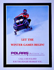 Polaris Snowmobile Believe It Vintage 1997 Original Magazine Print Ad 8.5 X 11
