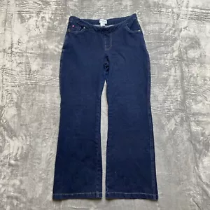 Pigiama Jeans Donna Jeans Bootcut Taglia M Blu Denim Lavaggio Scuro - Foto 1 di 9