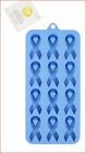 Wilton Cause Support Ribbon Silicone Mold 12 Cavity Chocolate Gelatin Resin Ice