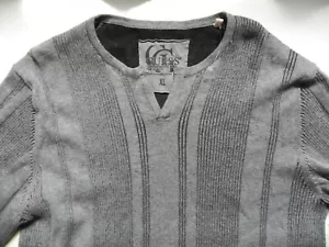 GUESS~Gray Long Sleeve Pullover Sweater Mens size XL~NEW - Picture 1 of 4