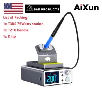 JCID JC AIXUN T3BS Smart Soldering Station T210 Soldering station NEW!!! - Image 1 of 4