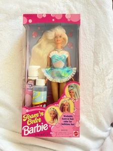 Barbie Foam 'n Color Bathtime Fun Doll 1995 Mattel 15099 - Bild 1 von 18