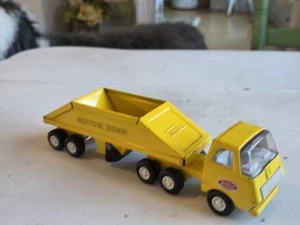 Vintage "Tonka" Semi Truck Earth Mover Bottom Dump Trailer Vehicle Very Nice! - Picture 1 of 13