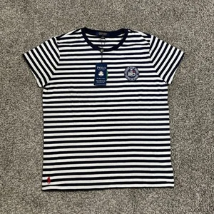 RLX Ralph Lauren Damen Ryder Cup 2020 gestreiftes T-Shirt Größe M Neu mit Etikett - Bild 1 von 6